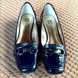 Anne Klein Women's Patent leather Navy Loafers